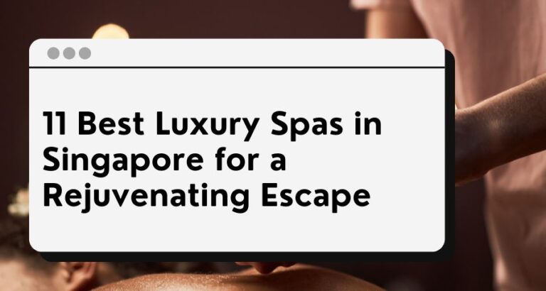 11 Best Luxury Spas in Singapore for a Rejuvenating Escape - The ... - Private Spa Suites In Singapore
